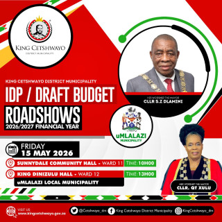 IDP/DRAFT BUDGET ROADSHOWS UMLALAZI LM